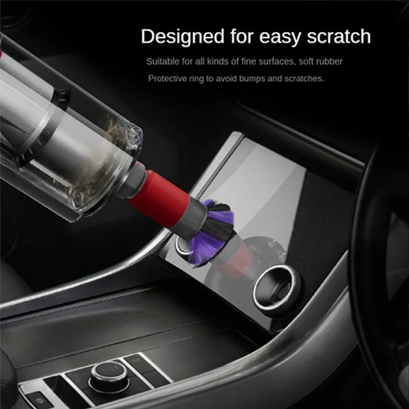 【Berserk】Accessories Dusting Brush For Dyson V6 DC44/45/52/58/59 Replacement Vacuum Cleaner With Trigger Lock