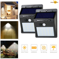 LED Solar Light 30LEDs Wireless Motion Sensor Light Waterproof Solar Outdoor Lights Garden Decoration Spotlights Wall Lamp