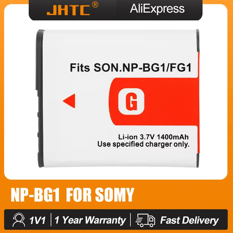 NP-BG1 NP-FG1 Battery 1400mAh for SONY Cyber-shot DSC-H3 DSC-H7 DSC-H9 DSC-H10 DSC-H20 DSC-H50 DSC-H55 DSC-H70 BG1 Batteries