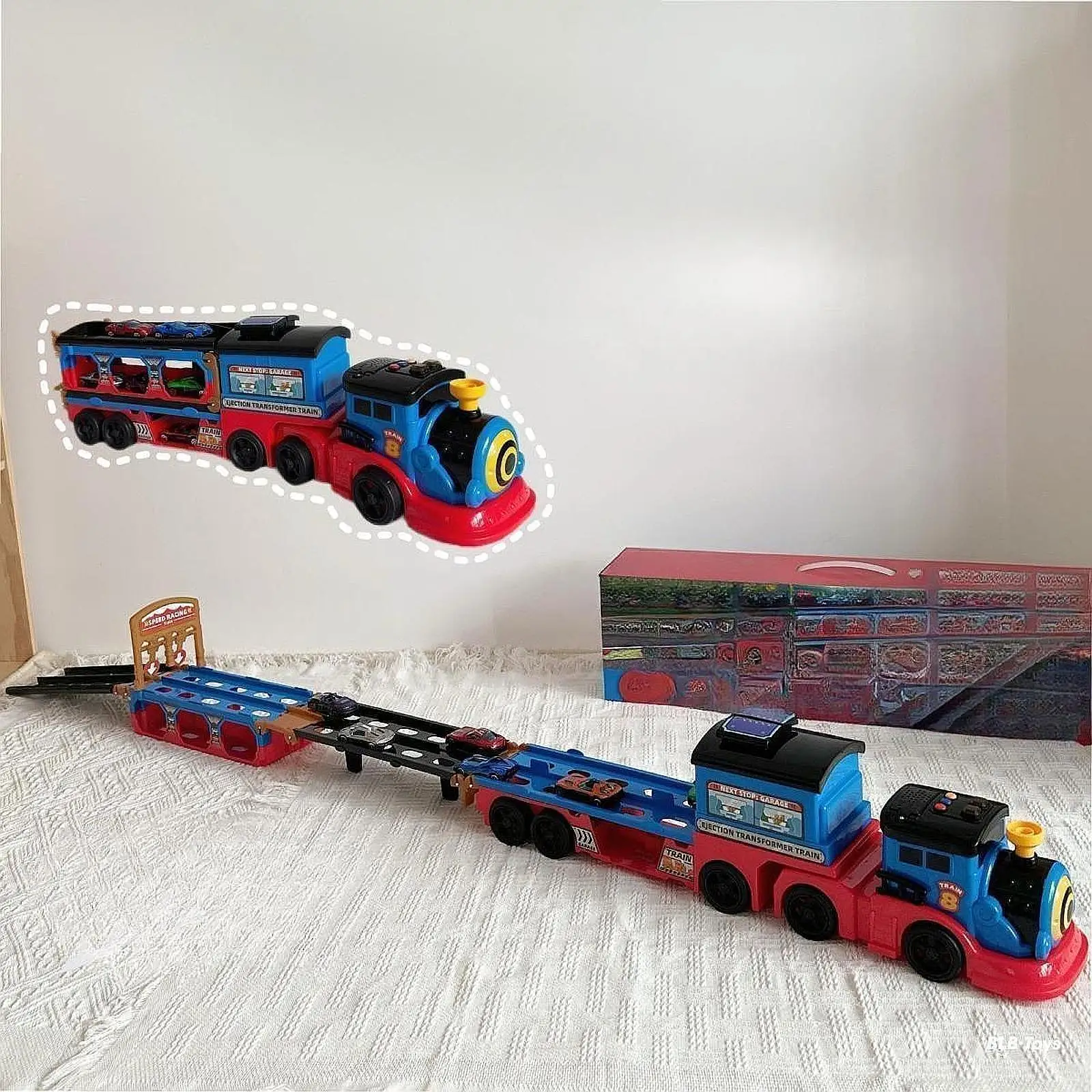 

Transport Carrier Truck Toy Set with 6 Race Cars for Children Kids Boys