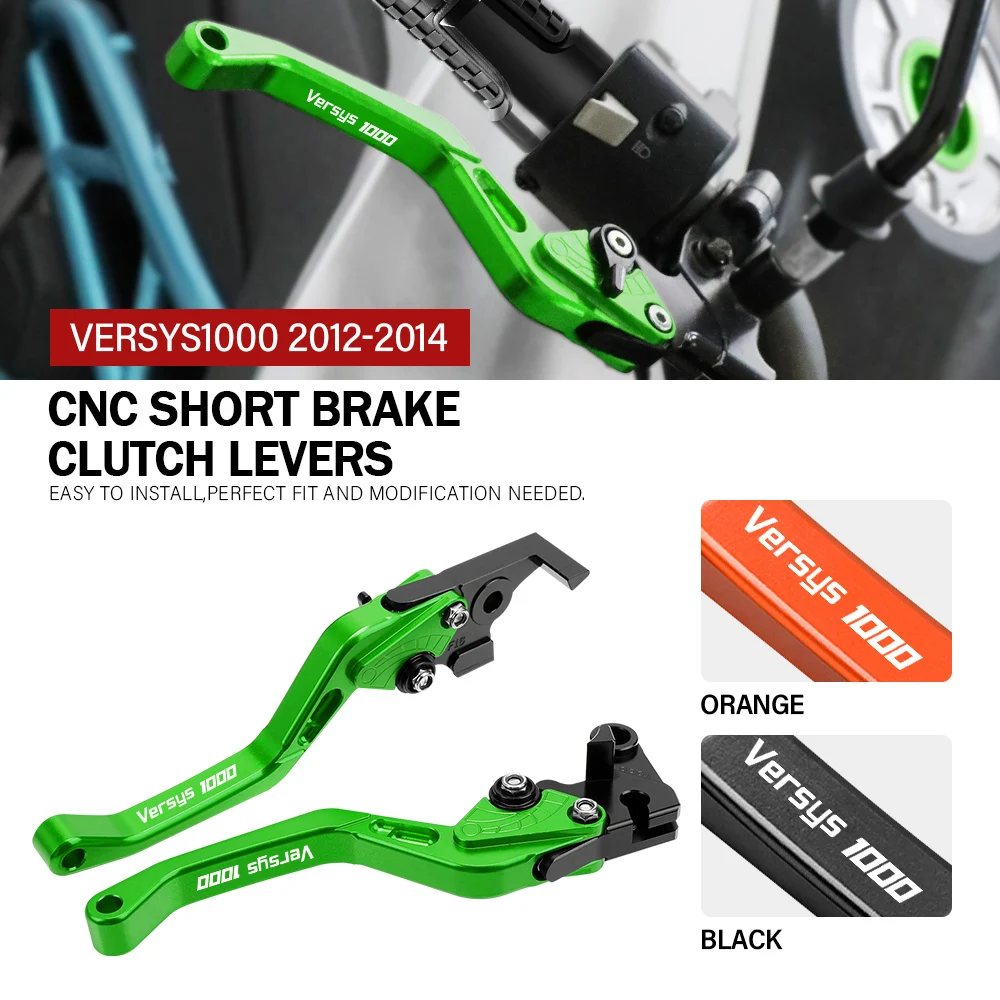 

For KAWASAKI VERSYS1000 2012 2013 2014 VERSYS 1000 Motorcycle CNC Adjustable Brake Clutch Levers Handle Accessories