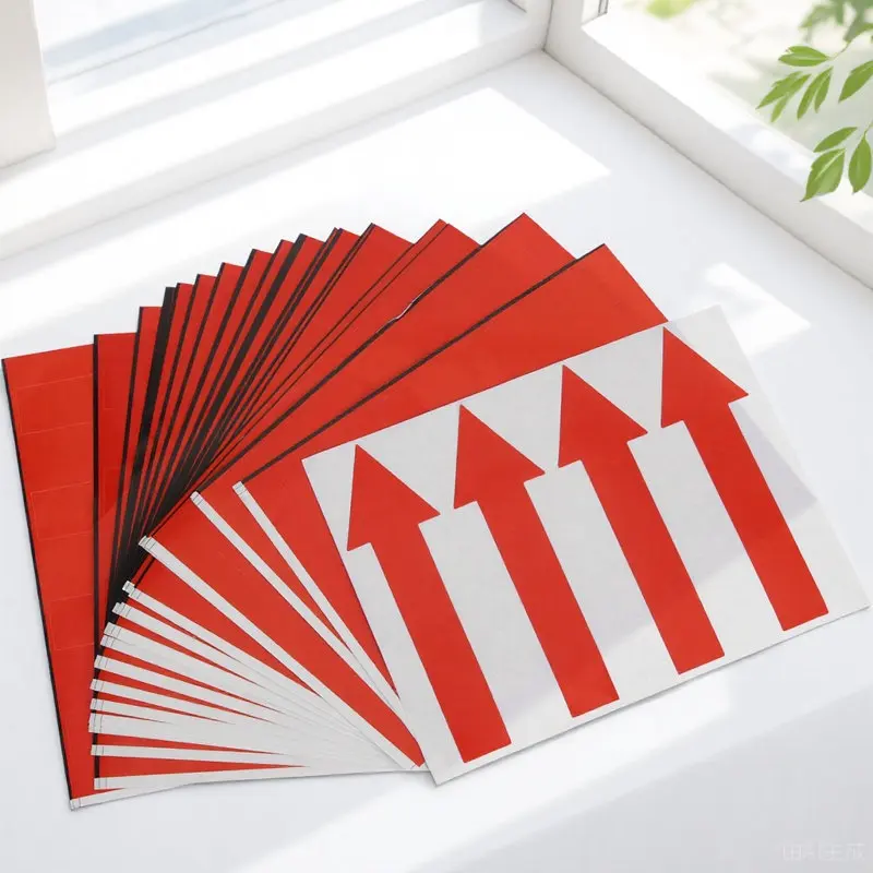

100Pcs Arrow Indicator Stickers Multi Purpose Decals for Directions Indications Durable and Widely Applicable Arrow Stickers