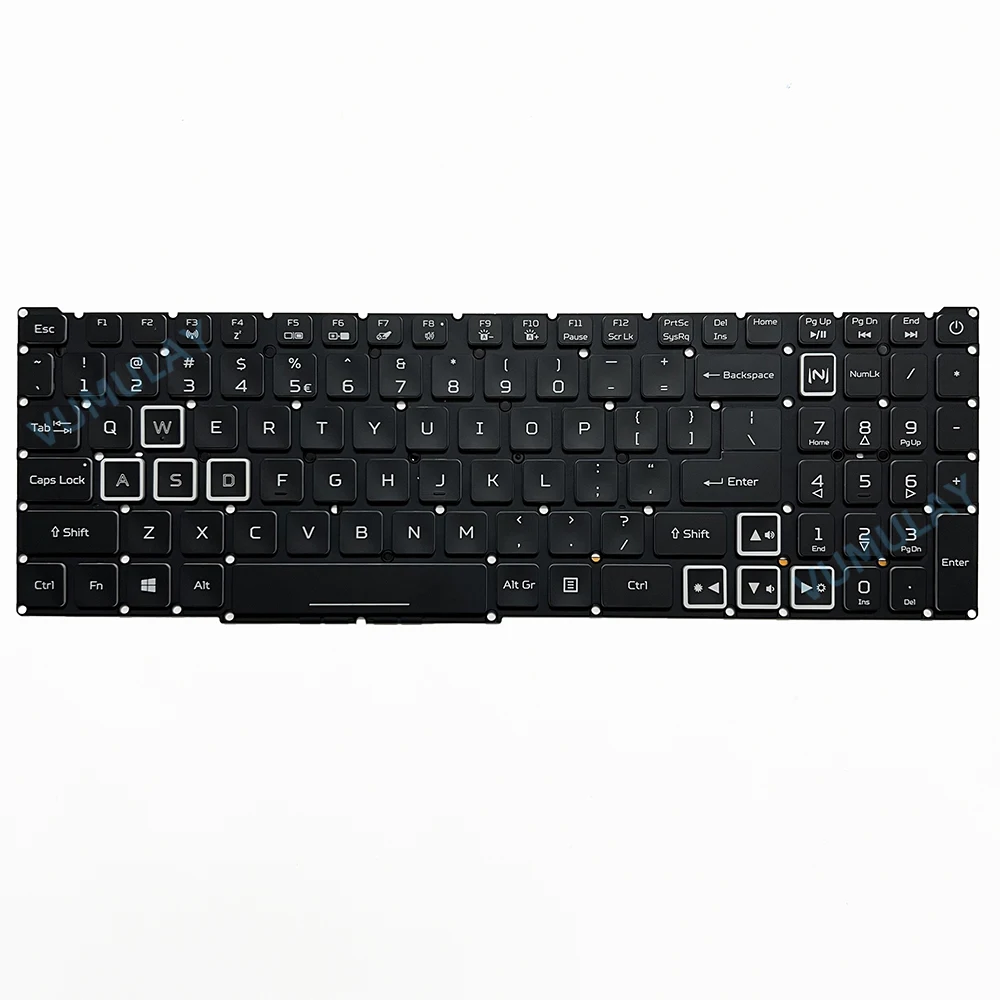 Imagem -05 - Teclado Retroiluminado Rgb dos Eua Rússia Acer Predator Helios Neo16 Phn1671 Phn16-7151f4 Phn16-71-747h Phn16-72 N22q22 N23q2 ru