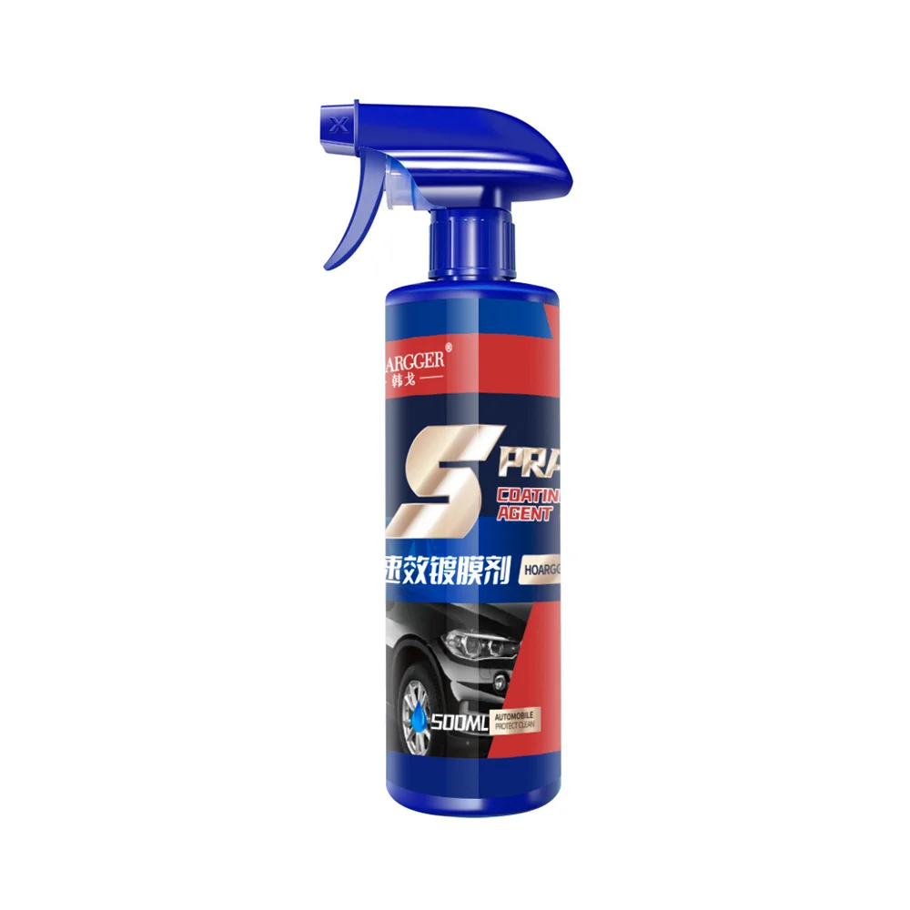 500ML 3 In 1 High Protection Quick Car Coating Spray Coat Ceramic Coating Car Wax Polish Car Wash&Wax Hydrophobic Top Coat