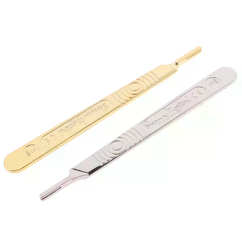Scalpel Handle Fits Blade Stainless Steel Surgical Hilt / Plastic Surgical Hilt Engraving Hand Tools Surgical Blade view 4