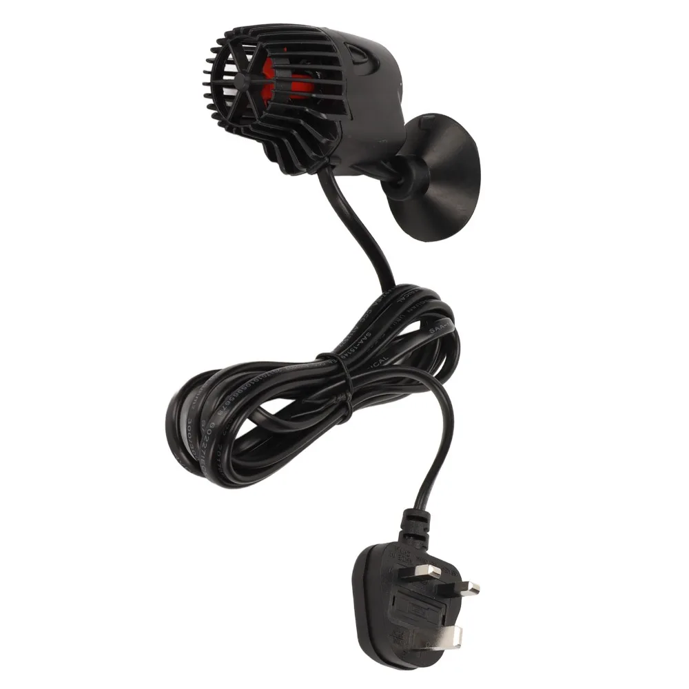 360 Degree Adjustable Aquarium Wave Maker Prevent Reversal Silent Operation Circulation Pump Black Fish Tank Pump Fish Tanks