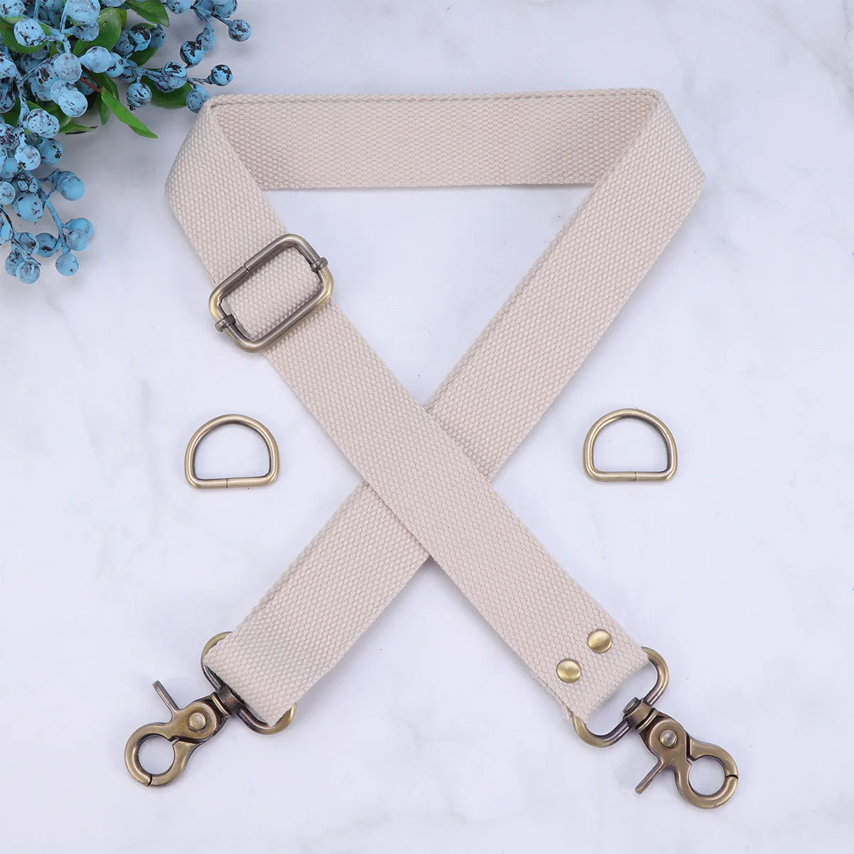 

Wide Shoulder Straps Adjustable Cotton Webbing Canvas Tote Sling Bag Replacement