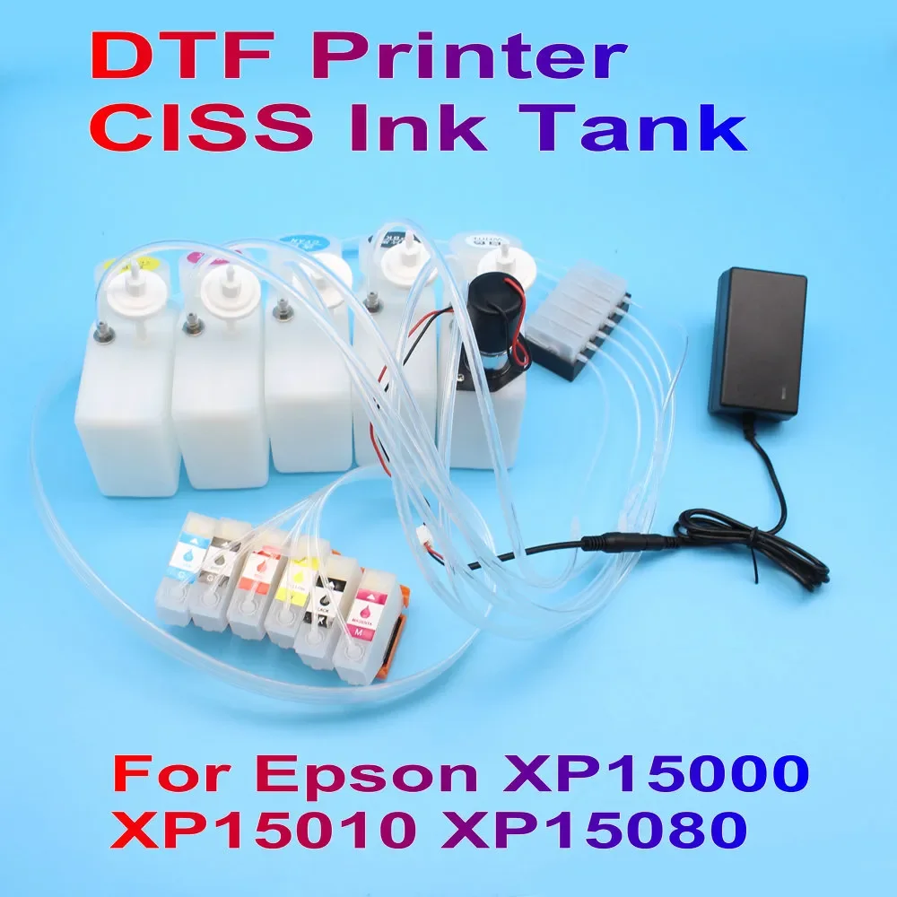 Epson XP-15000 DTF Ciss White Ink Tank With Metal Frame Stirrer Mixer Supply Bulk Ink Kit XP15000 Dtf Rip Cadlink Software