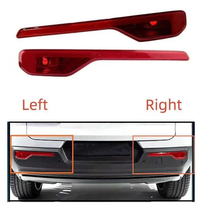 Car Rear Bumper Taillight Reflector Light Parking Brake Strip OE 31656865 31656866 For Volvo XC40 2018 2019 2020 2021 2022 2023