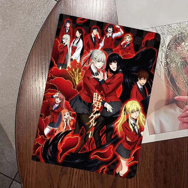 حافظة كمبيوتر لوحي من الرسوم المتحركة اليابانية Kakegurui لهاتف سامسونج جالاكسي تاب S7 S8 S9 S10 FE Plus Lite 11 12.4 13.1 بوصة