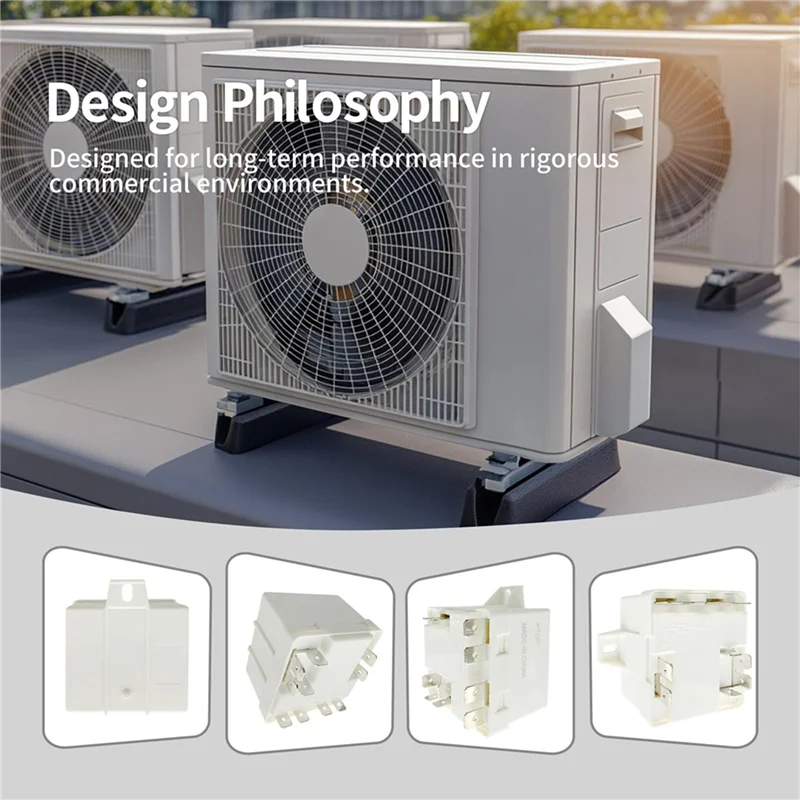 【Electronic-Accessories】3X Relay Compatible With Leer 35A Potential Relay For Refrigeration, HVAC Systems - Compatible With Free