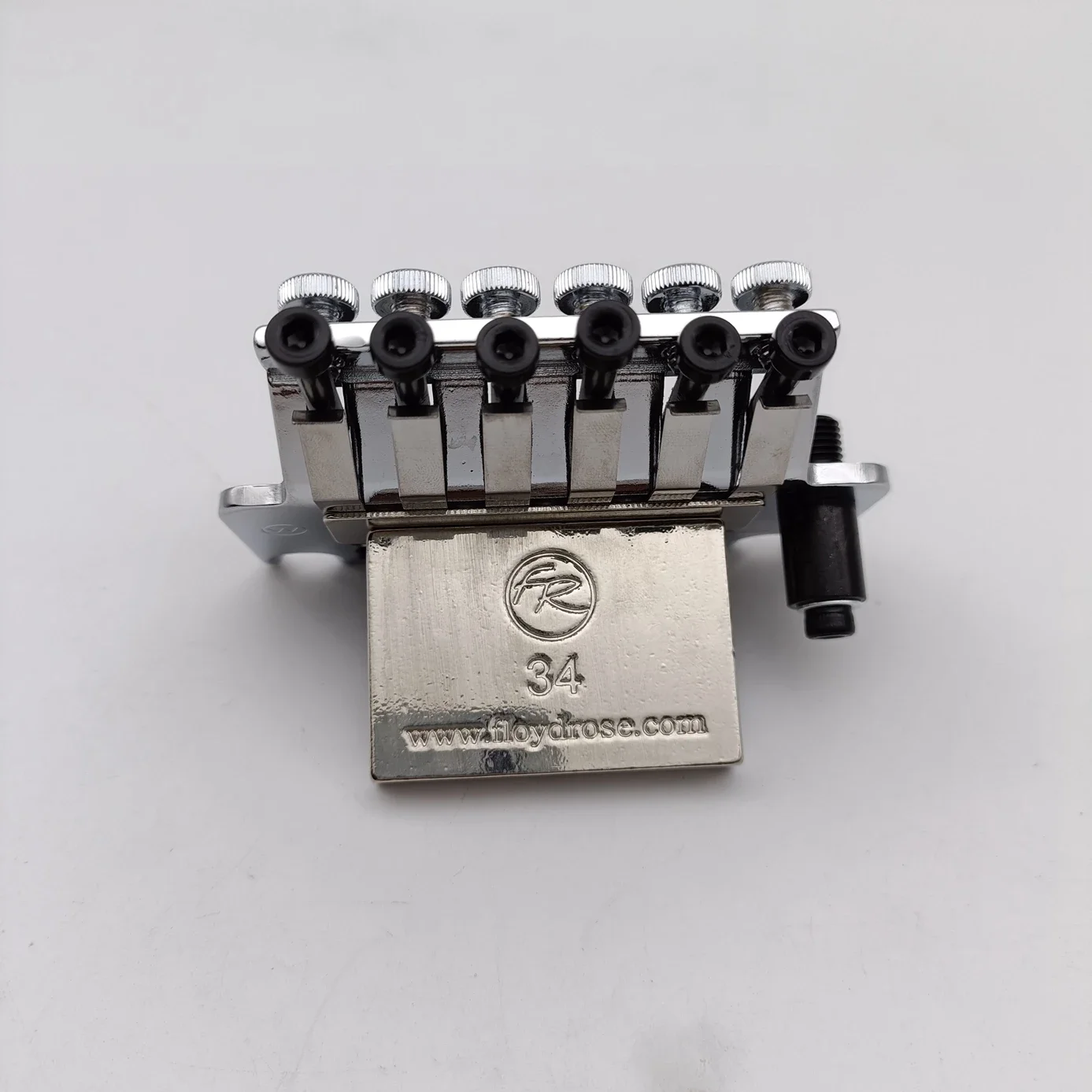 Tremolo Bridge Classic Double Locking System Bridge Stainless Block Chrome Length 34mm Guitar Parts