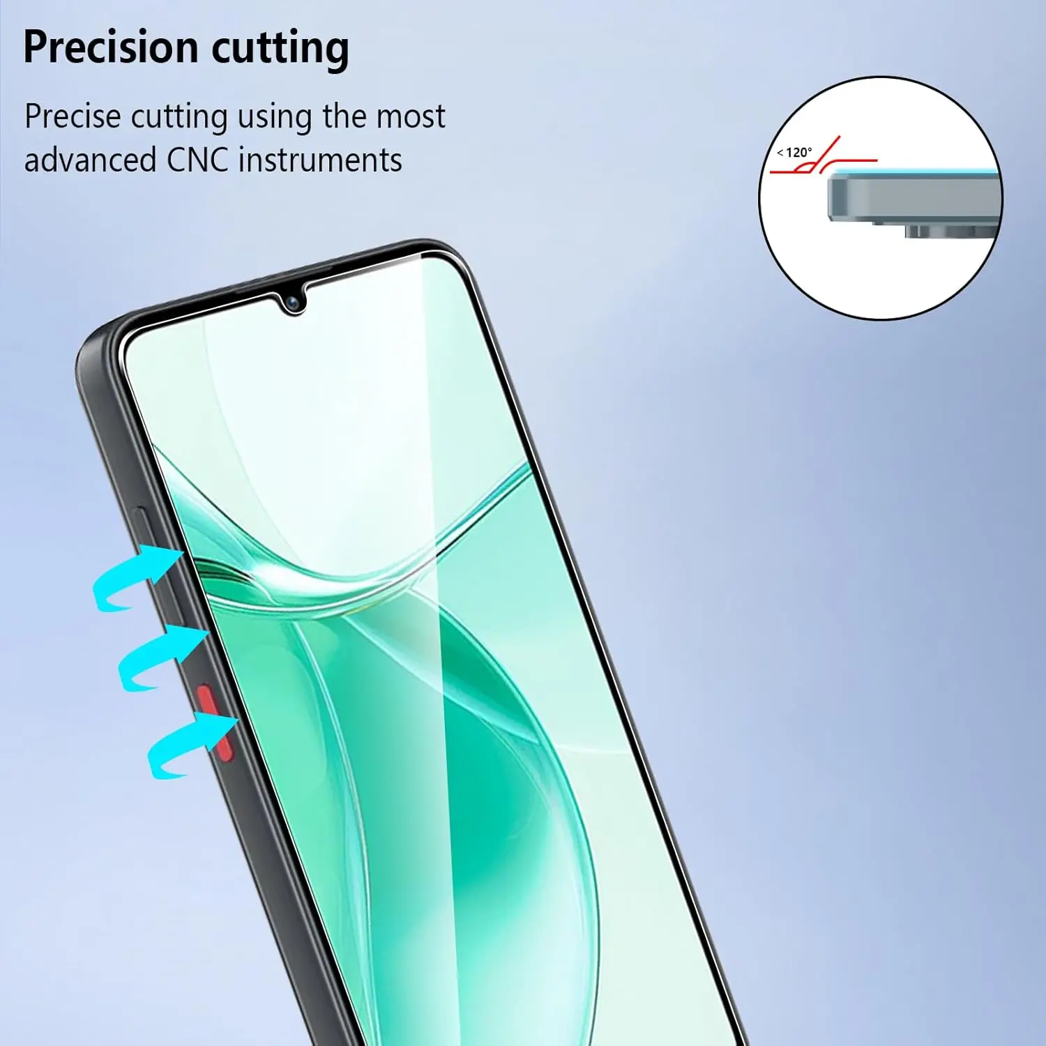 For DOOGEE Note 59 / Note 59 Pro Tempered Glass Screen Protector Glass Film