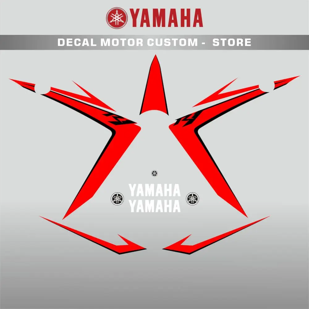 ボディ装飾保護フェアリングステッカーオートバイデカール-270459-ヤマハ-yzf-r1-yzfr1-2007-2008