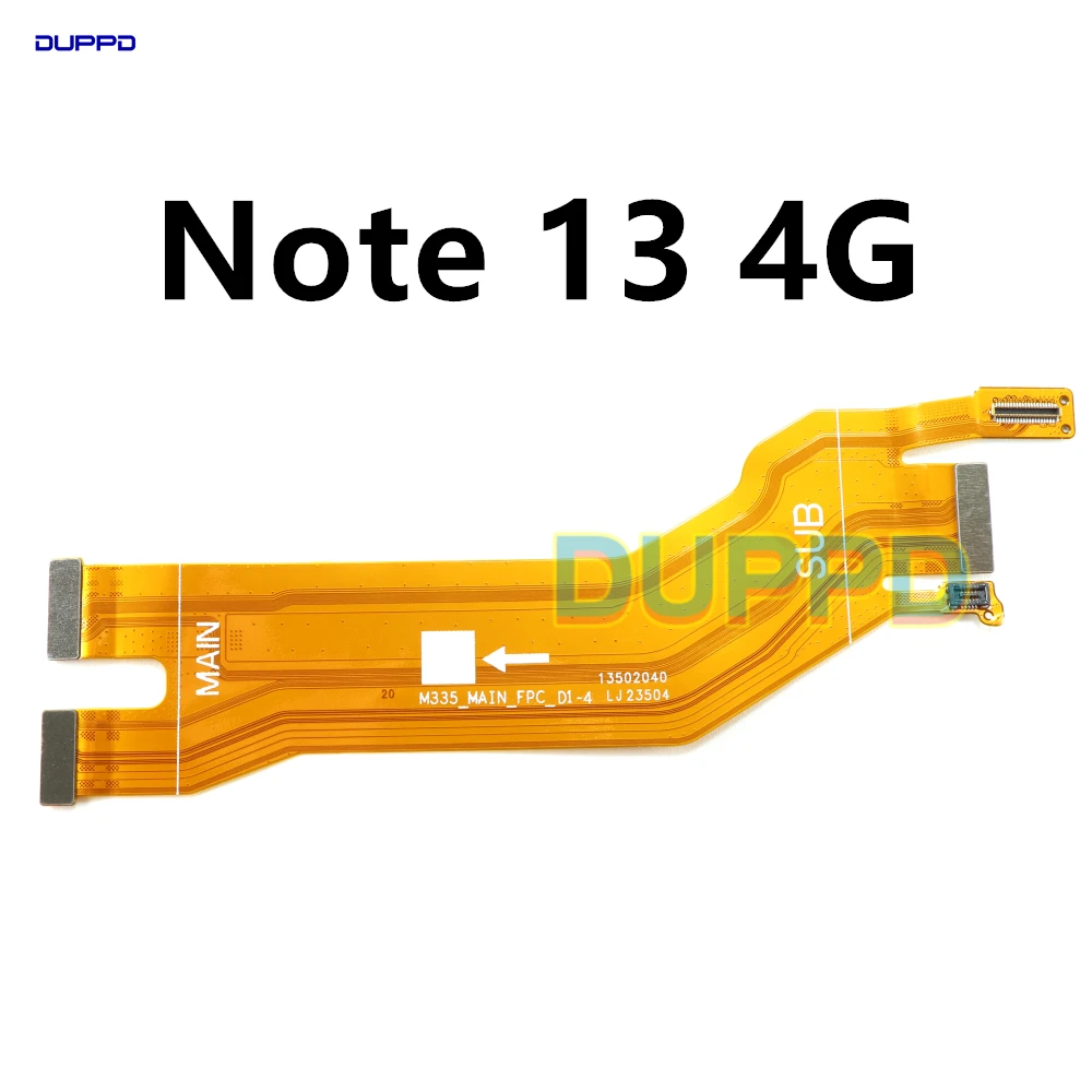 Mainboard Flex For Xiaomi Redmi Note 13 4G Main Board Motherboard Connector LCD Flex Cable Repair Parts Note13