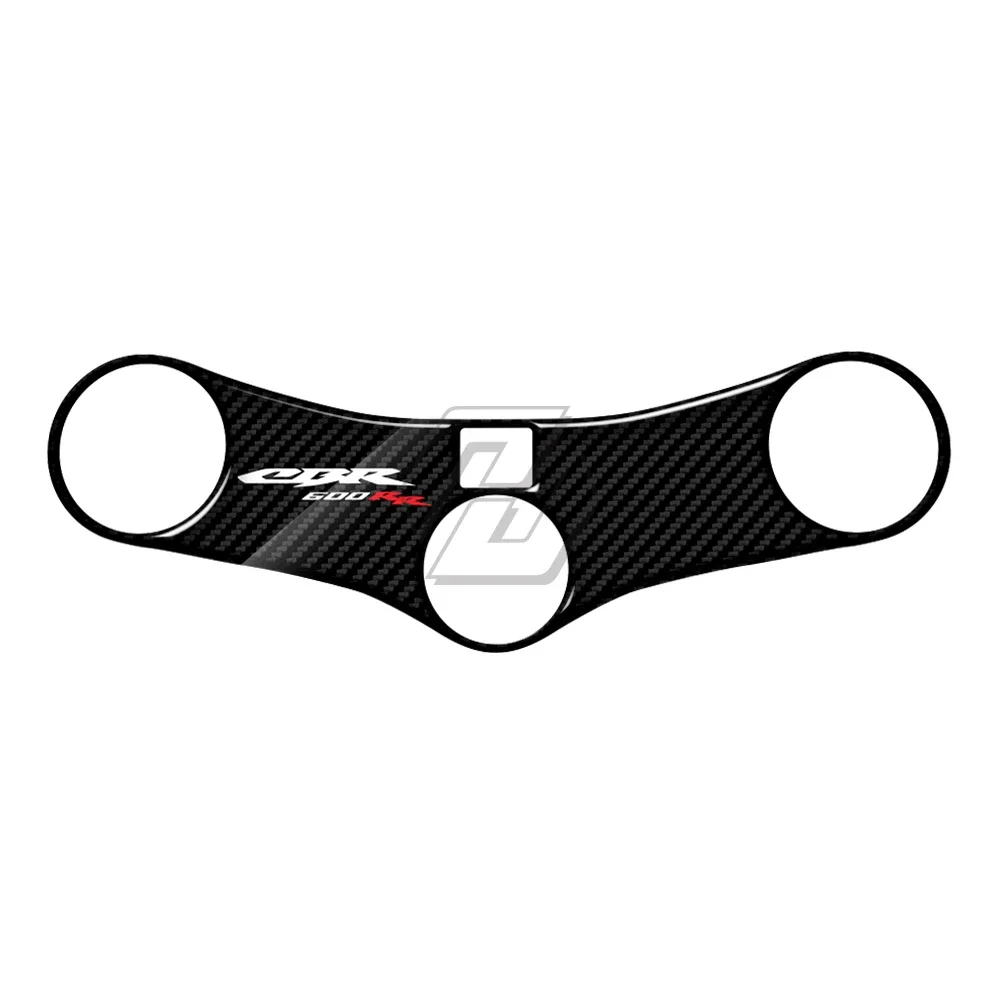 3D Carbon-look Upper Triple Yoke Defender voor Honda CBR600RR 2005-2006