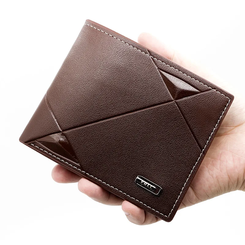 New Men's Wallet Men's Short Multi-Card Position Fashion Casual Wallet Men's Youth Thin 20% Horizontal Soft Wallet