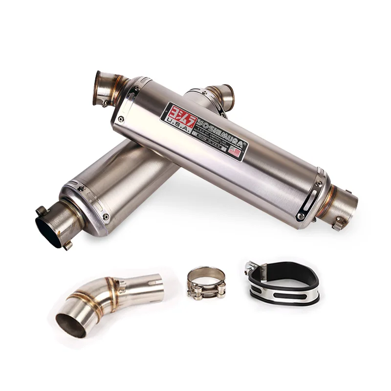 

For Yamaha YZF R25 R3 All Year Motorcycle Exhaust System Escape Mid Link Pipe And 51mm Muffler Slip on Stainless Steel