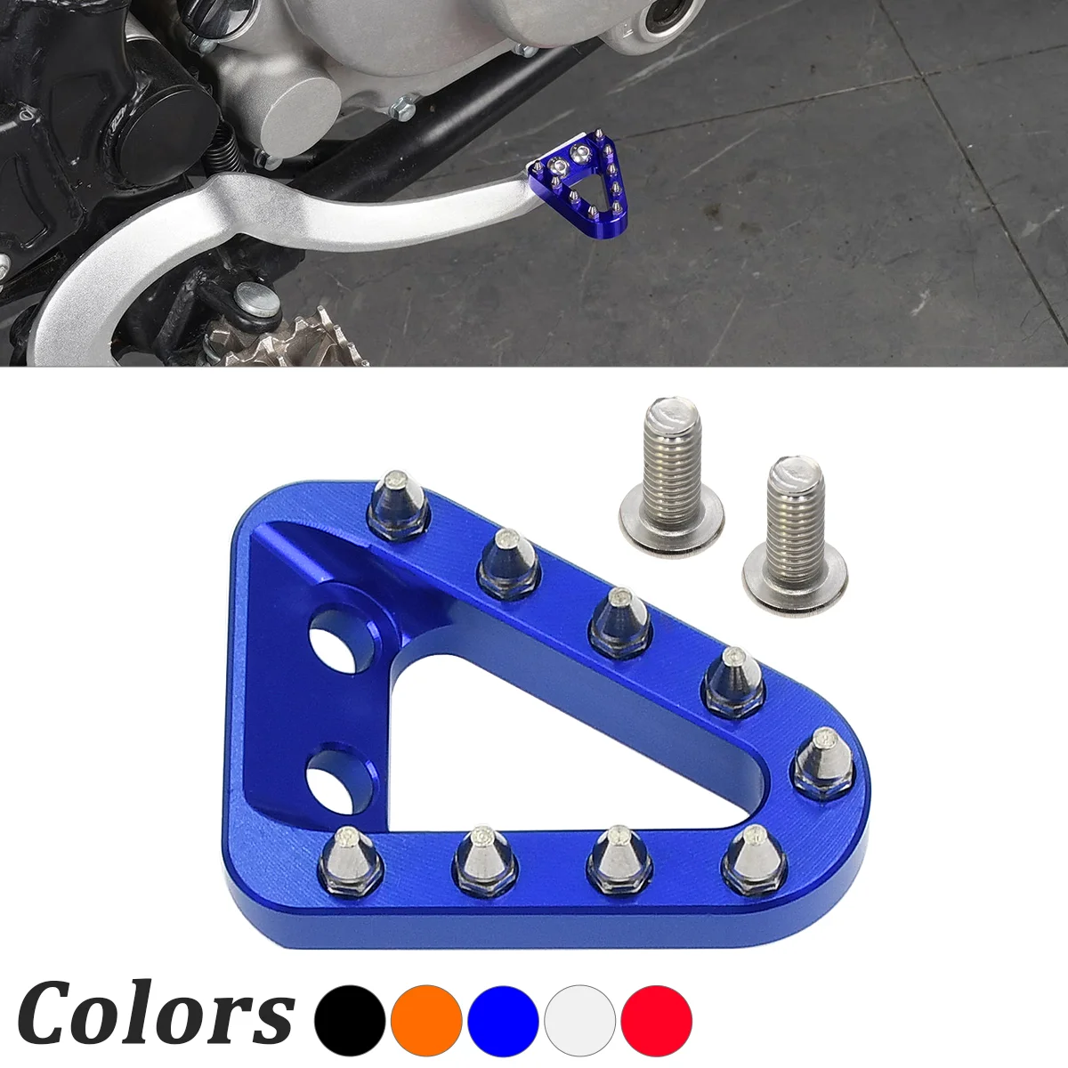 

Motorcycle Rear Brake Pedal Lever Step Plate Tip For KTM XCW EXC EXCF SX SXF XC XCF125 150 250 300 350 400 450 500 2008-2016