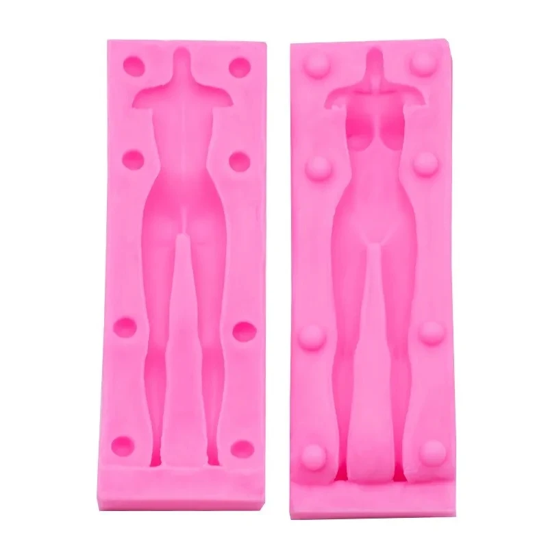 Human body silicone mold resin molding DIY gummie mold baking accessories cake decoration tools soap candle manufacturing mold