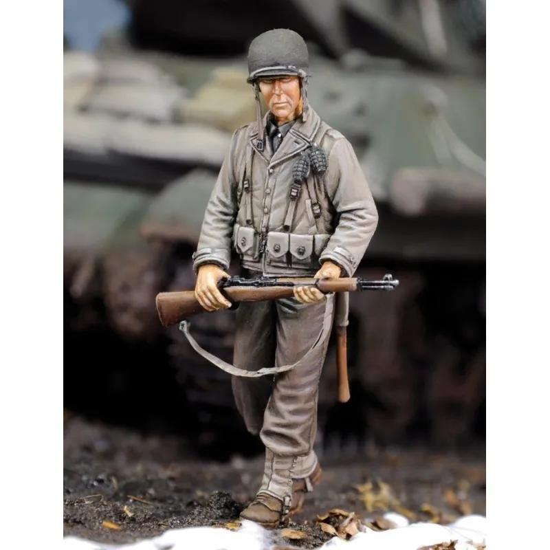 1/35 Scale Resin Figure Building Model Kit U.s.infantry Rifleman Historical Hobby Miniatures Unassembled and Unpainted N623-1