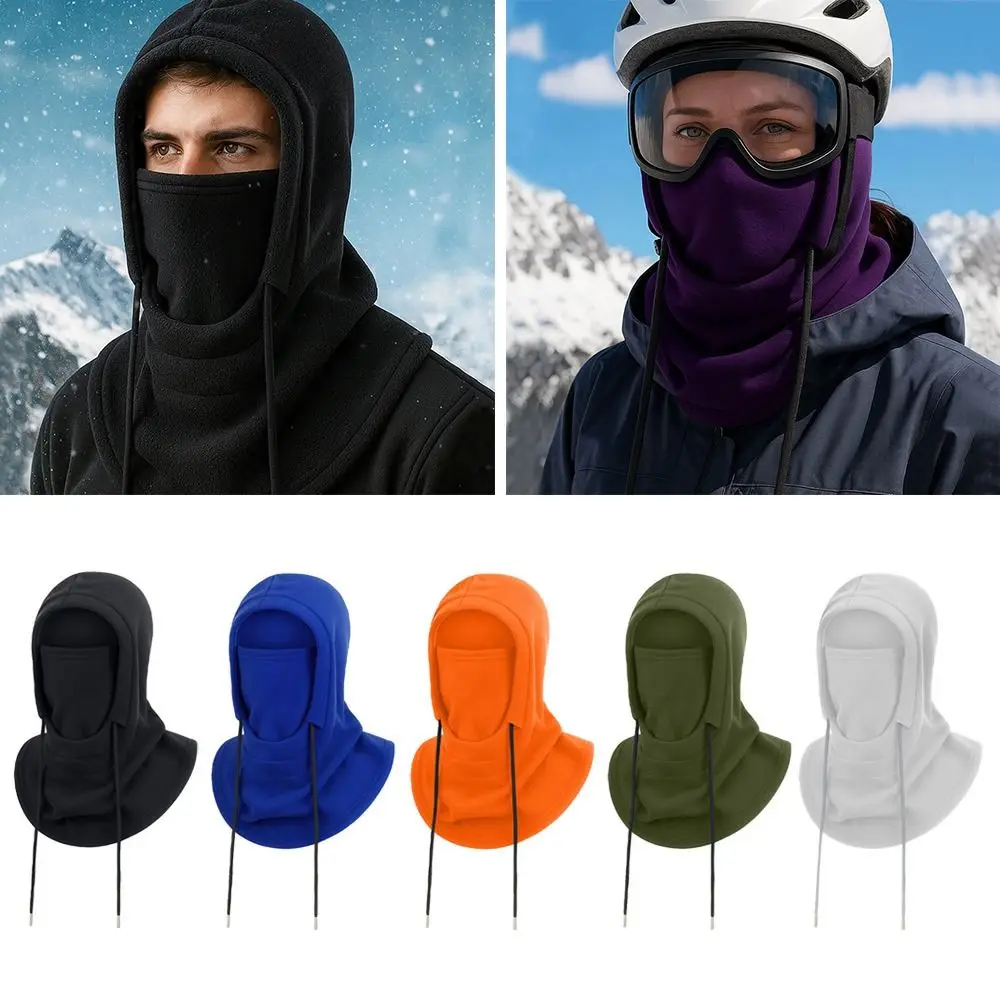

Fashion Polar Fleece Winter Hat Warm Full Face Balaclava Windproof Beanies Women Men
