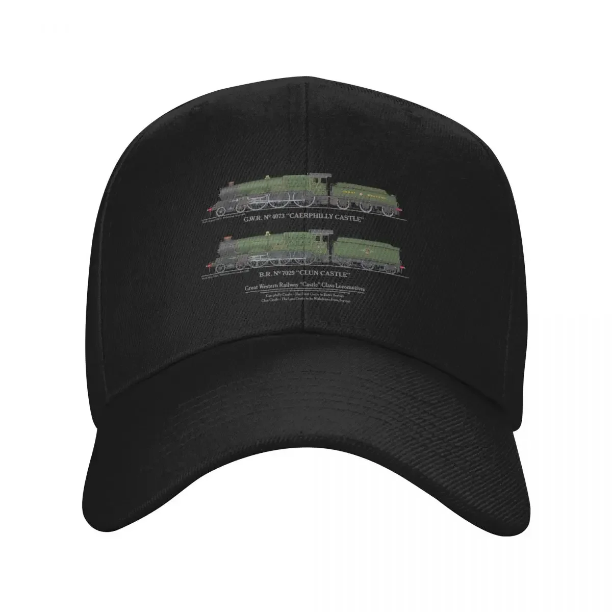 The First and Last Castle Class Locomotives in Service Baseball Cap Golf Custom Cap Hat Luxury Brand Hats Man Women's