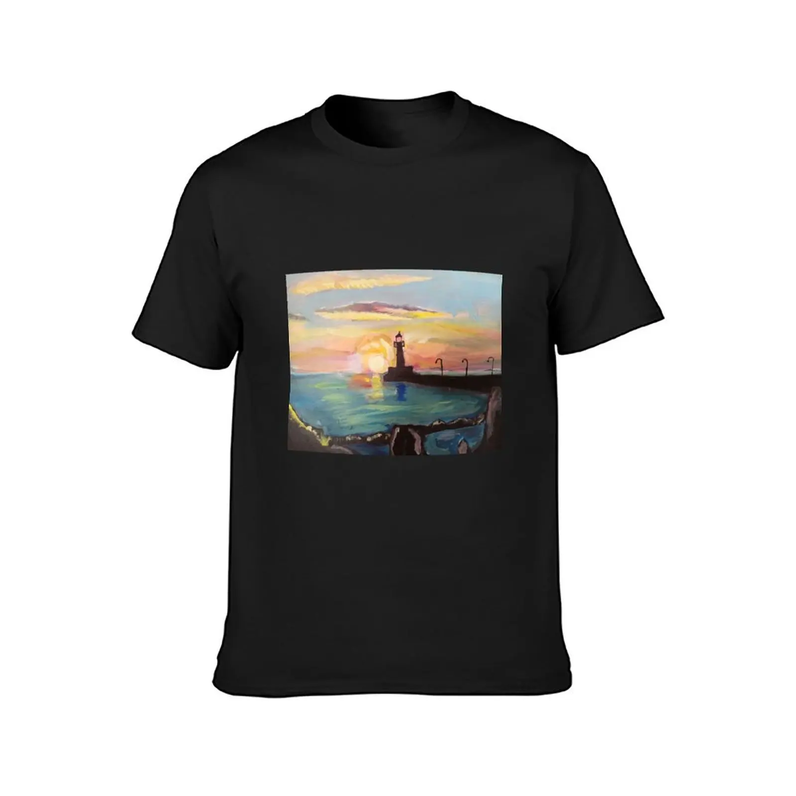 Sunrise at canal park T-Shirt new edition vintage clothes men graphic t shirts