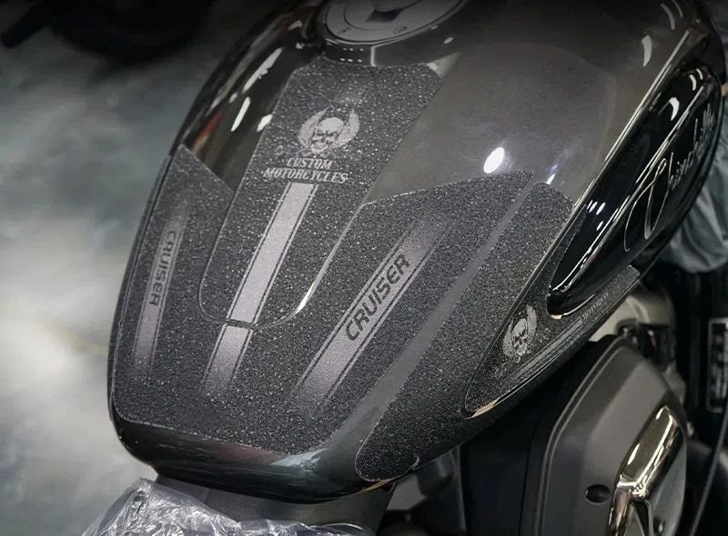 PER BENDA CHINCHILLA 500 Adesivo carenatura carrozzeria moto Cuscinetti serbatoio Protezione adesivo trazione impugnatura ginocchio gas