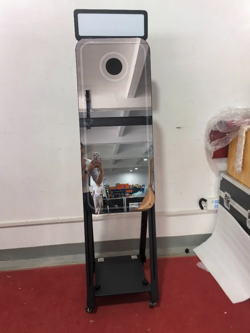 Automatic Photo Booth Machine Interactive Photography Booth with AI Camera for Exhibition Trade Show Event