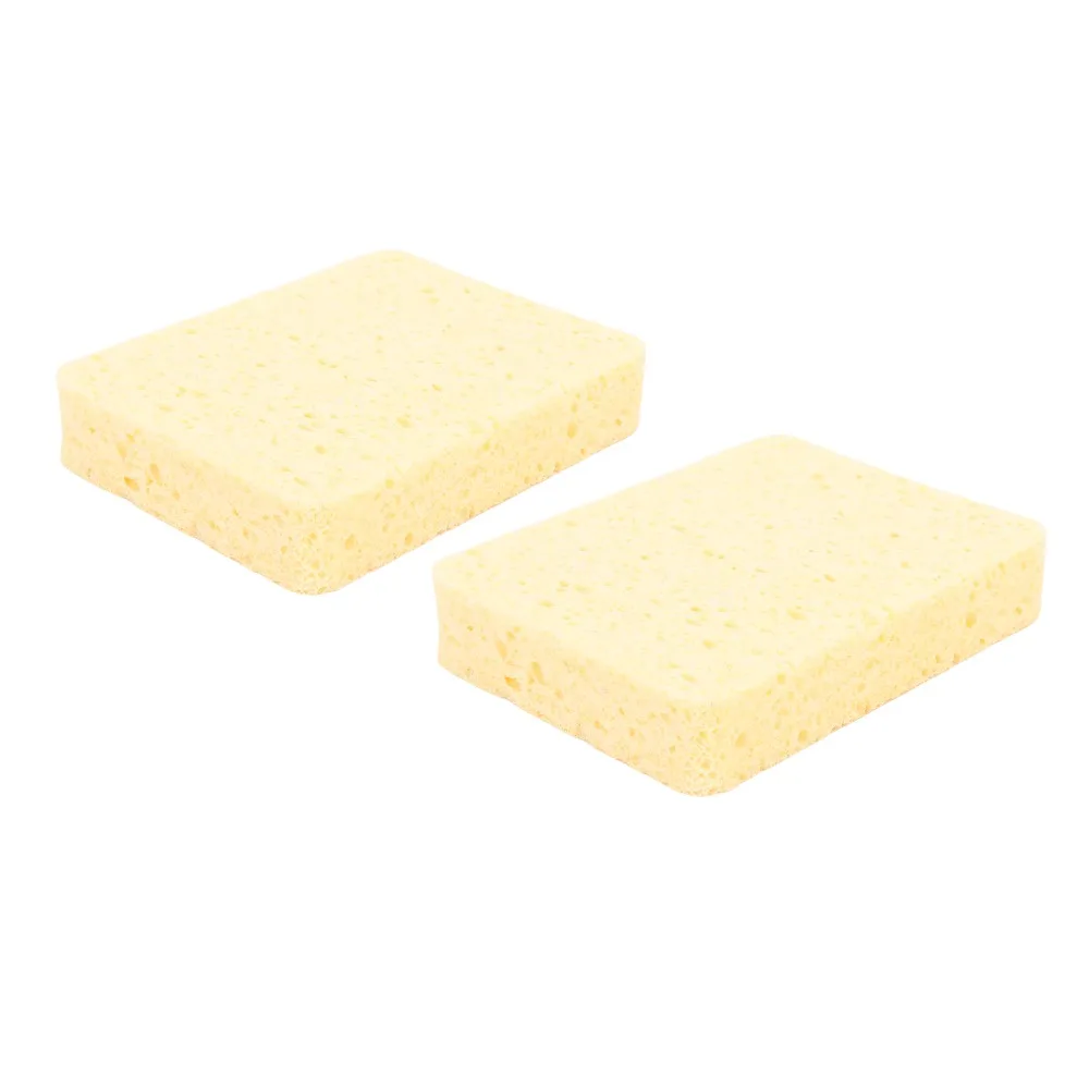 3pcs With Storage Case Painting Sponge Rectangle Shape Water Absorbent Watercolor Sponge Artist Sponge For Art Supplies