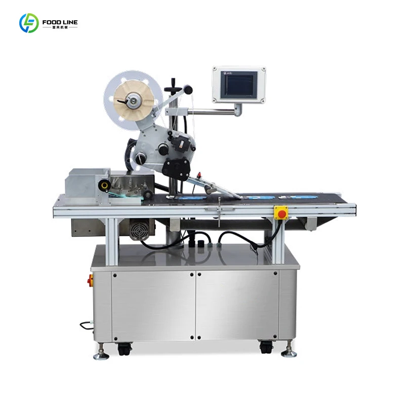 آلة وضع العلامات على الملصقات على الزجاجات المستديرة الأوتوماتيكية آلة وضع العلامات على الملصقات المحمولة على الزجاجات الصغيرة