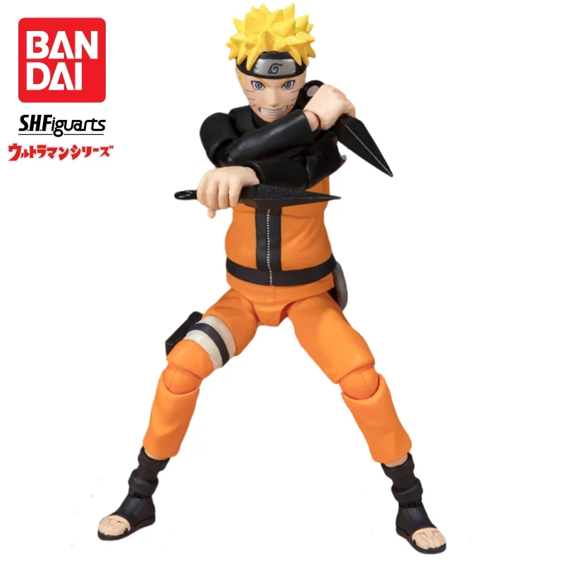 In Stock Bandai S H Figuarts Original Naruto Uzumaki Naruto Model Doll Brand New Boxed Action Figure Anime Merchandise Figurine