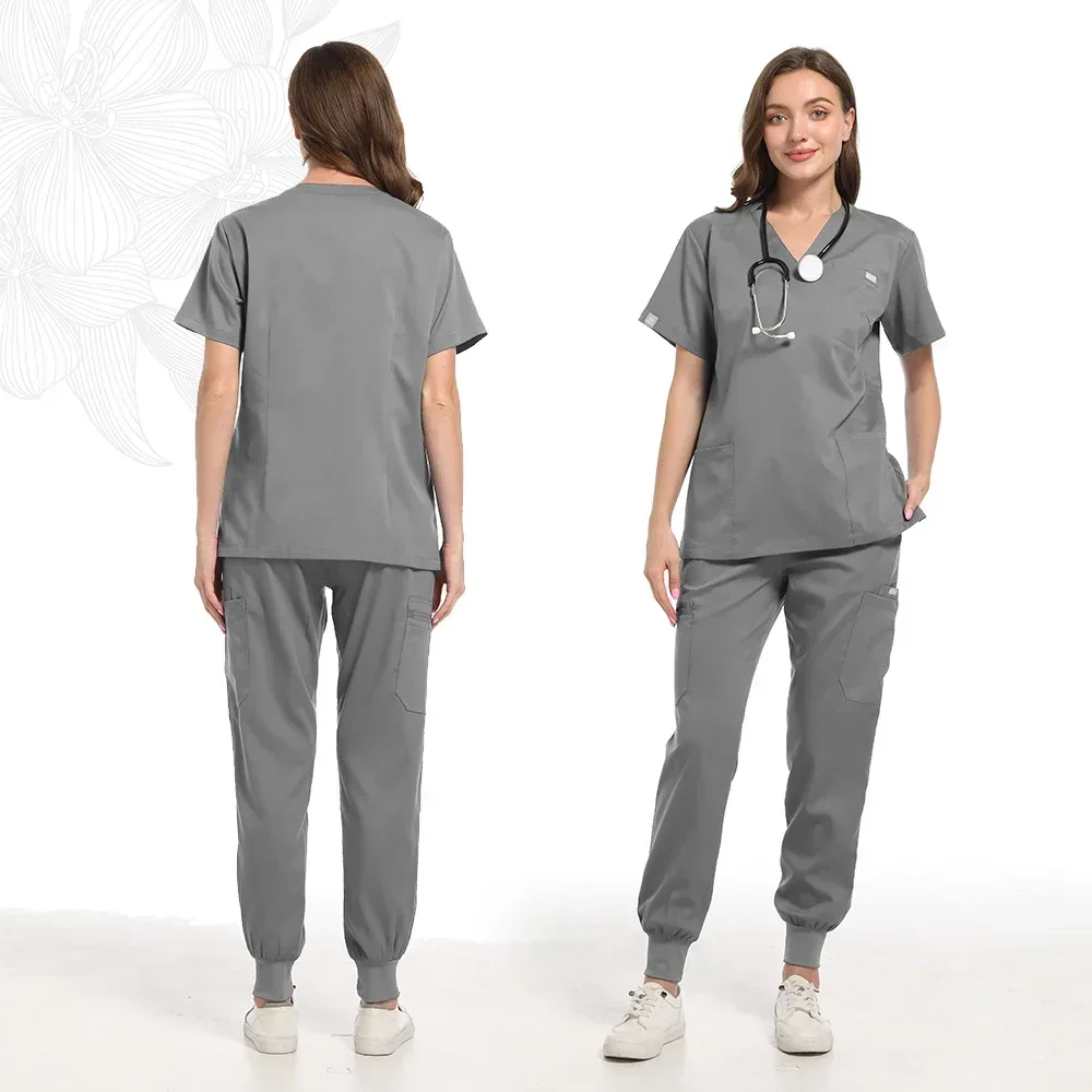 Groothandel Operatiekamer Medisch Uniform Scrubs Ziekenhuis Werkset Benodigdheden Verpleegkundige Tandheelkundige Chirurgie Pak Werkkleding verpleegstersblouse