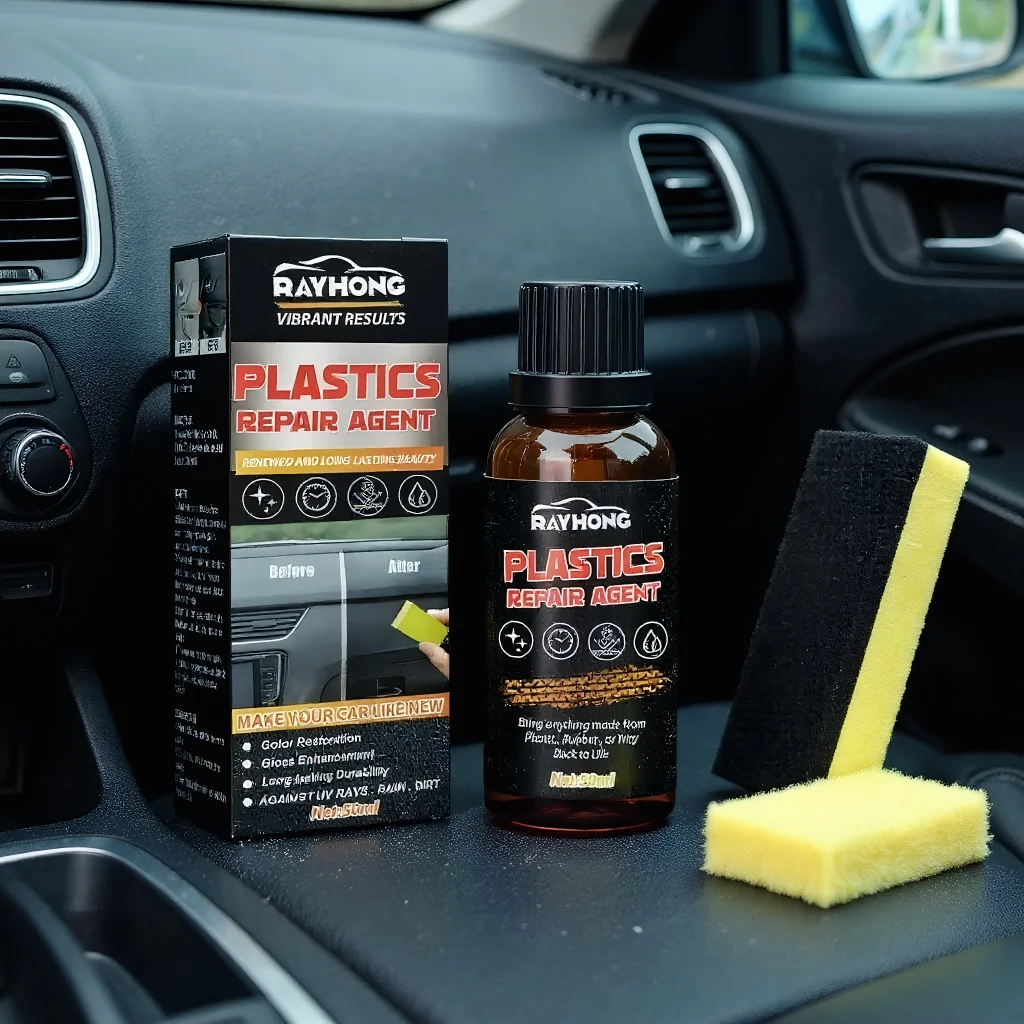 

​ ​ 50 мл автомобильный восстановитель пластика и глянцевый агент для ремонта автомобильного пластика для восстановления и восстановления пластиковых поверхностей ​ ​