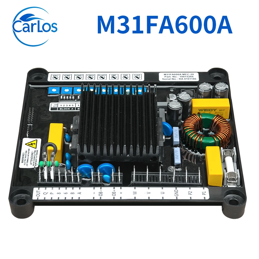 high Quality M31FA600A Marelli Generator AVR Automatic Voltage Regulator Module Power Adjustable Stabilizer M31FA600A