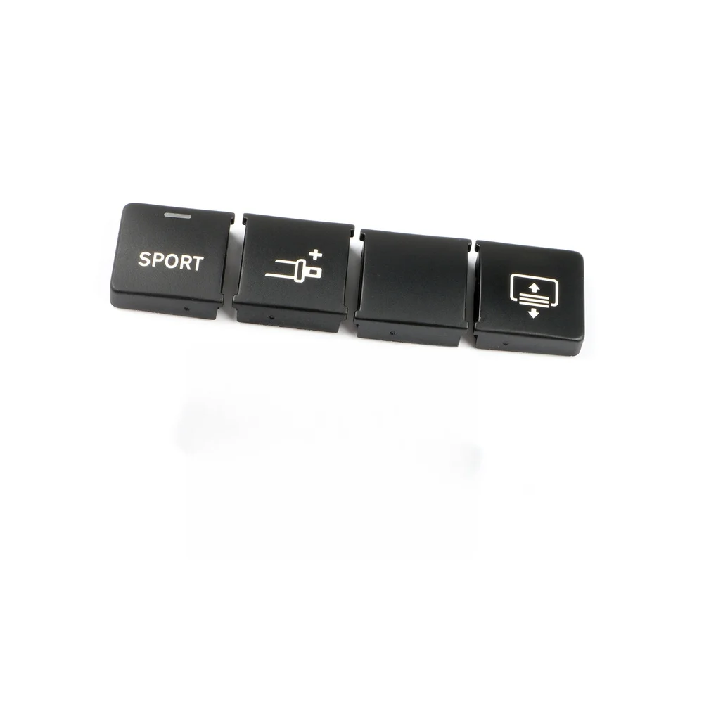 ABS Central Control Button Trim for Mercedes C-Class 2007-2010 E-Class 2009-2011 GLK-Class 2008-2012 Matching Factory Layout