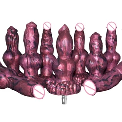 ROUGH BEAST Vac-U-Lock Animal Dildo for Sex Machine Simulation Silicone Fake Penis Adult Anal Plug Sex Toys for Female and Male