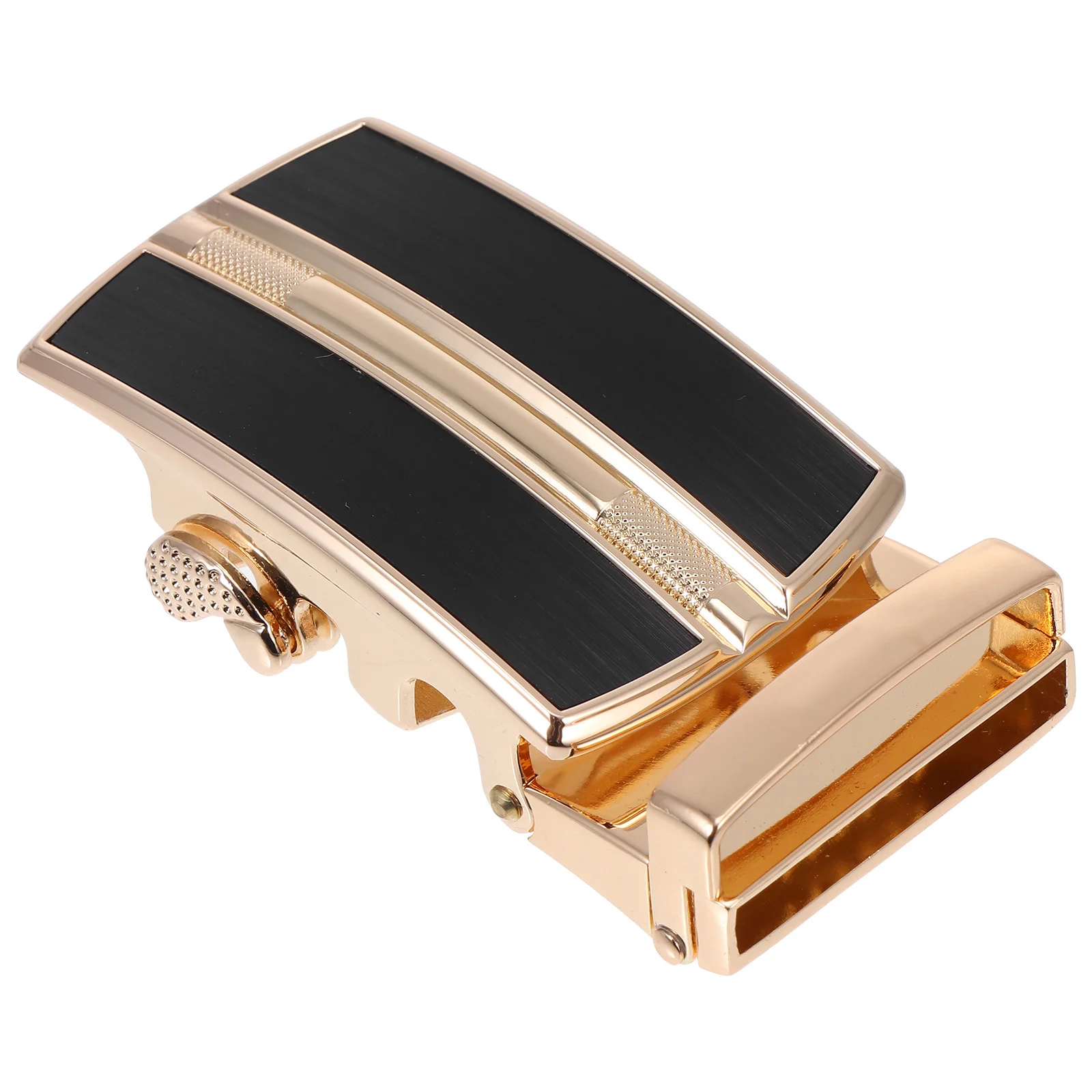 مشبك حزام من خليط معدني قفل أوتوماتيكي للرجال عصري أنيق جميع الملابس المطابقة، سطح أملس متين وسهل الارتداء