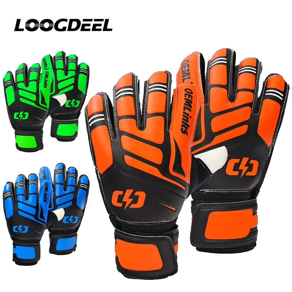 

Loogdeel 1 Pair of Breathable Goalkeeper Gloves Wear-resistant Comfort Football Training Gloves Thick Latex Football Gloves