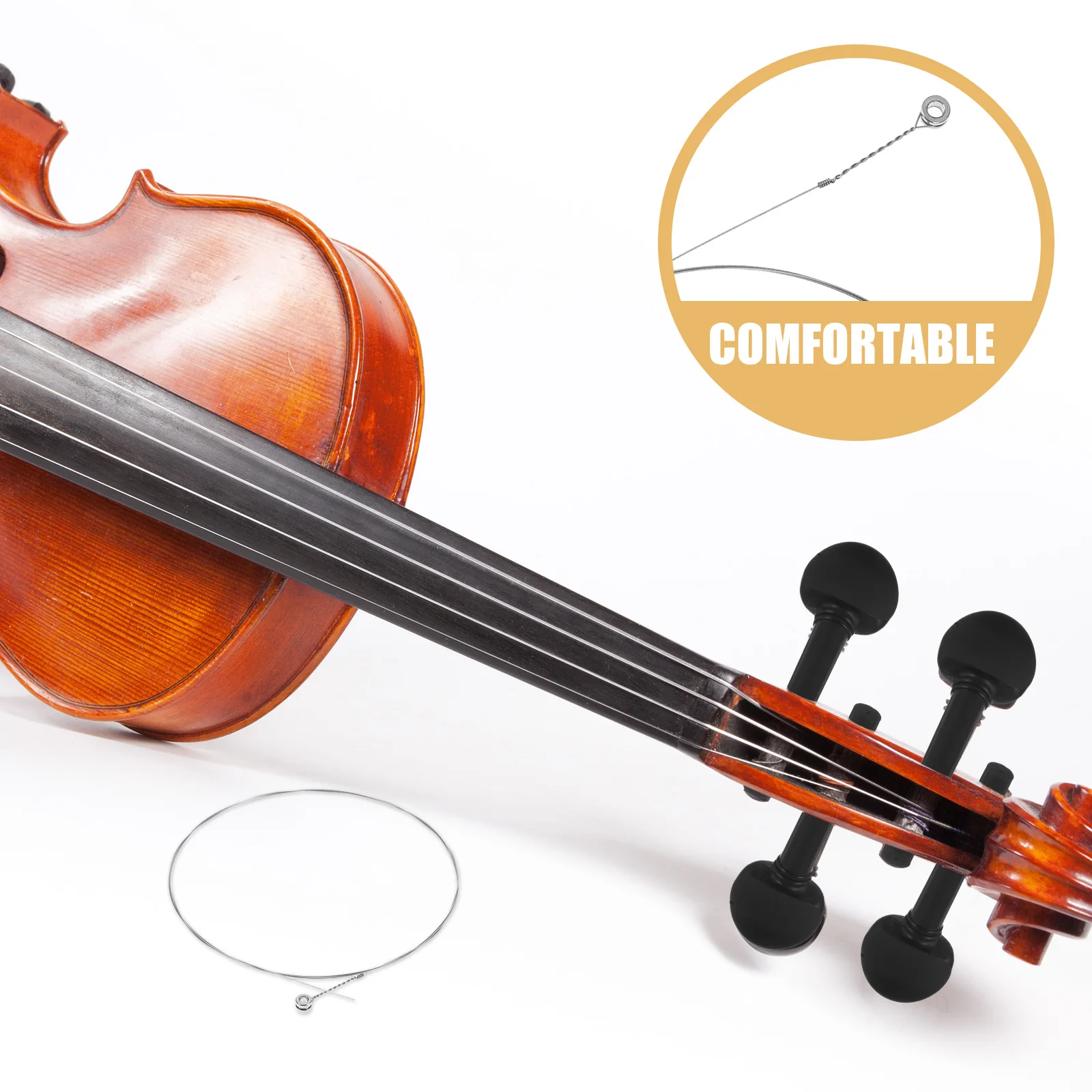 3 قطعة سلاسل Balalaika النايلون أجزاء قوية استجابة لهجة معتدلة التوتر كامل الرنين سلاسل Balalaika النايلون #5