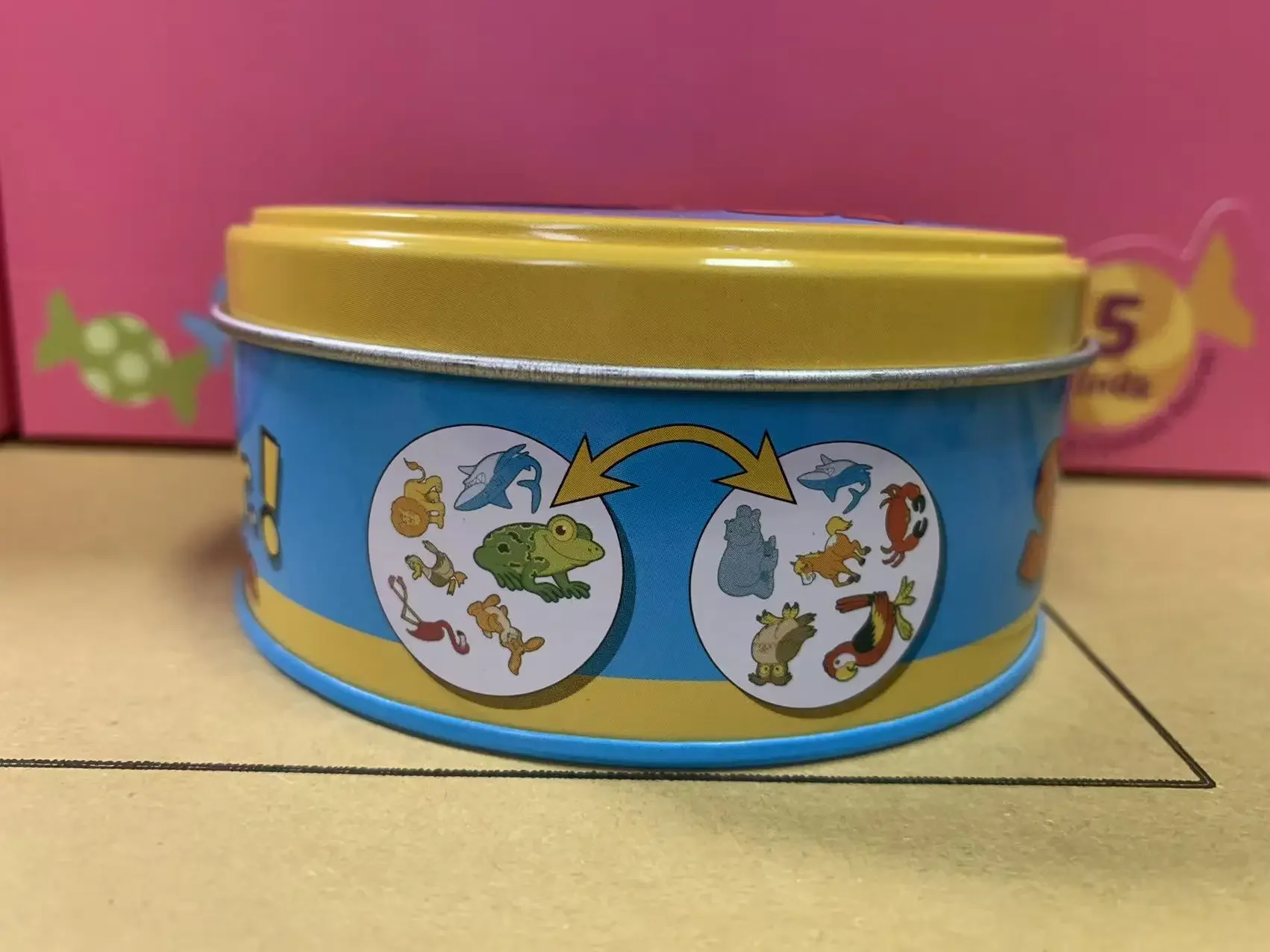 لعبة لوح الورق لعبة صندوق حديد عائلي مضحك ترفيه حفلة عطلات أداة تخييم رياضية أصدقاء الهيب هدايا عيد الميلاد والهالوين #2