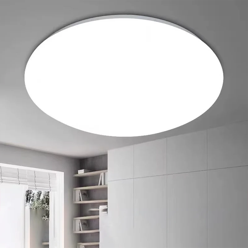

Ultra-Thin Round LED Flush Mount Ceiling Light 18W 24W,Daylight White Modern Ceiling Lamp Panel for Kitchen Bedroom Living Room