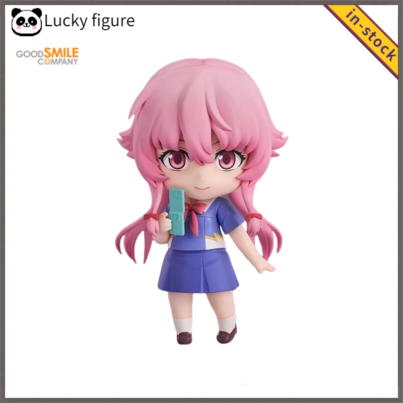 In Stock Original Genuine GSC 2316 Nendoroid Mirai Nikki Yuno Gasai Action Figure Anime Model Collectible Toys Gifts Decoration