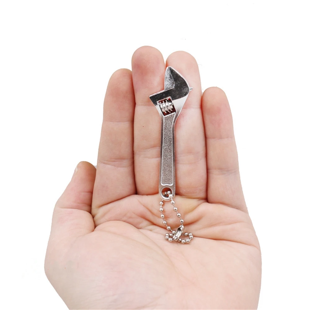 1 Pcs Steel/2.5/4-Inch Monkey Wrench Mini Open-end Wrench Mini Tool Shifting Spanner