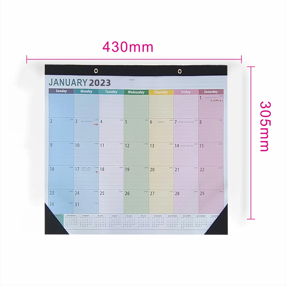 다채로운 카운트 다운 달력 2023 봄 축제 걸이 달력 새해 선물 2023