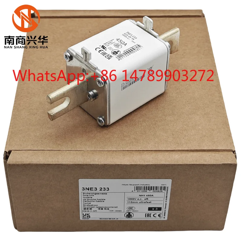 New energy 500VAC/DC fast fuse 300A solar wind EV equipment overcurrent protection