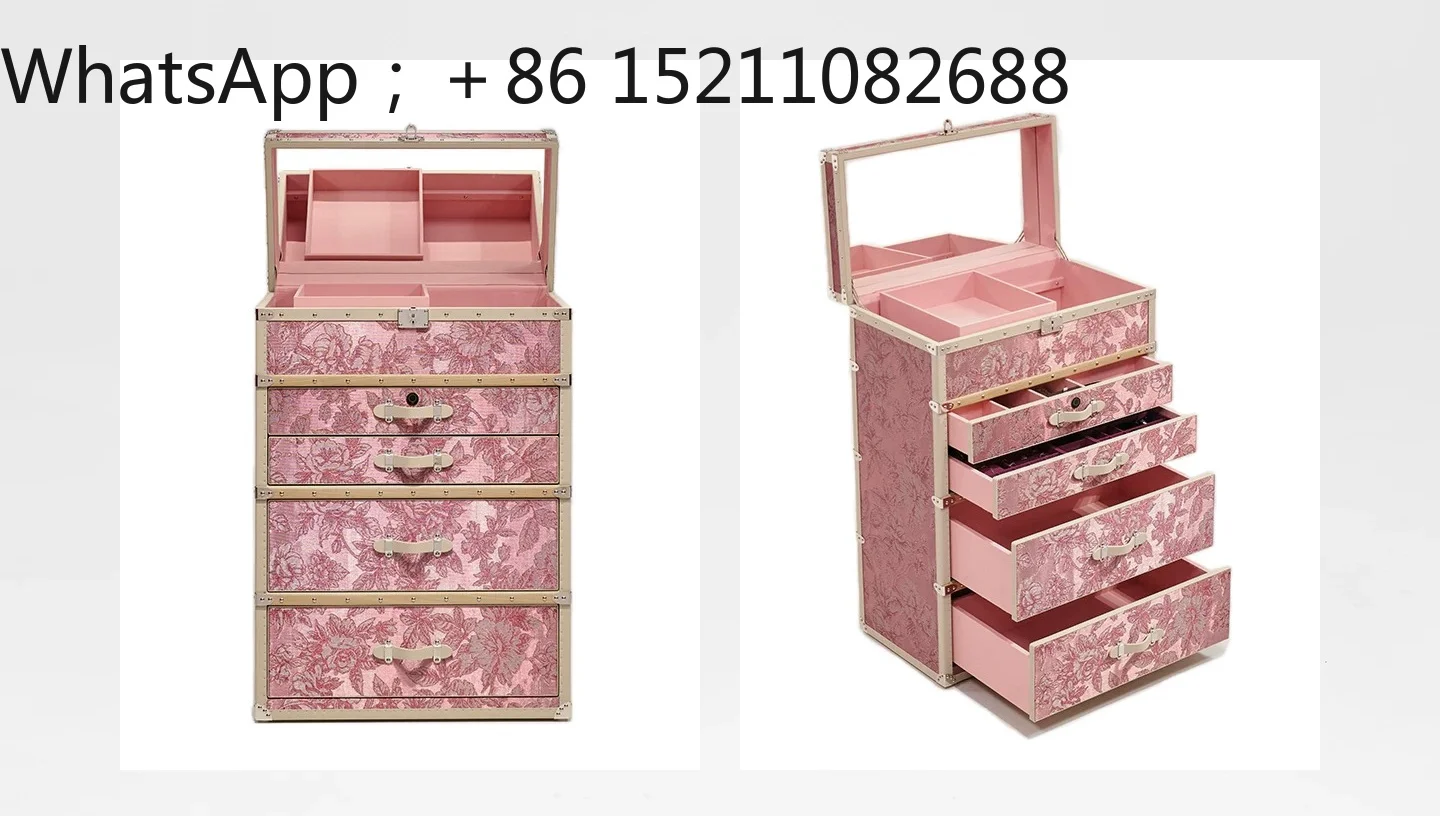SCY light luxury high-end jewelry cabinet hard box jewelry cabinet floor-to-ceiling cloakroom middle island cabinet