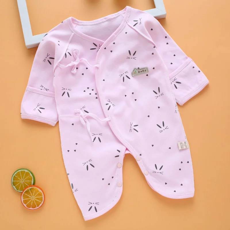 Autumn Baby Jumpsuit for Newborn Clothes Boys Overalls Romper Cotton 0-3 Months Girls Costume Printed Pajamas Clothes