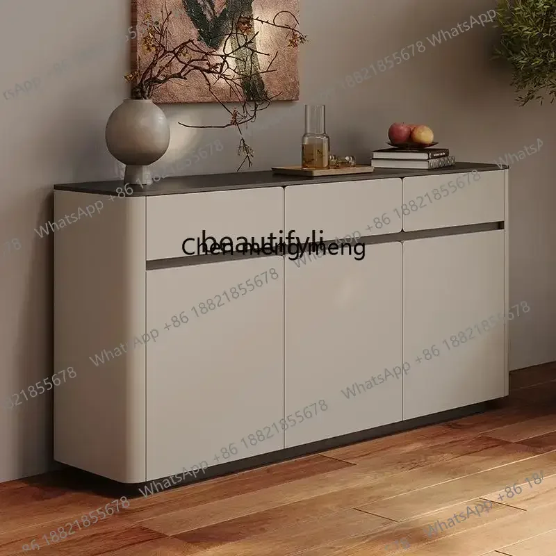 خزانة جانبية لتناول الطعام من xzxSlate، بهو دخول على الحائط، خزانة مدخل، غلاية ذكية منزلية، خزانة شاي متكاملة #3